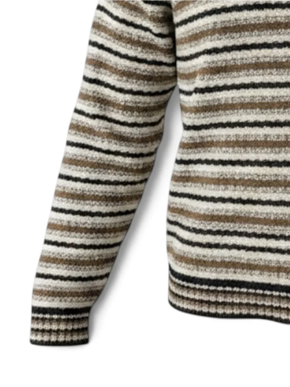 Retro Unisex Tony Lambert Striped Crewneck Knit Sweater SZ L Grandpacore Urban